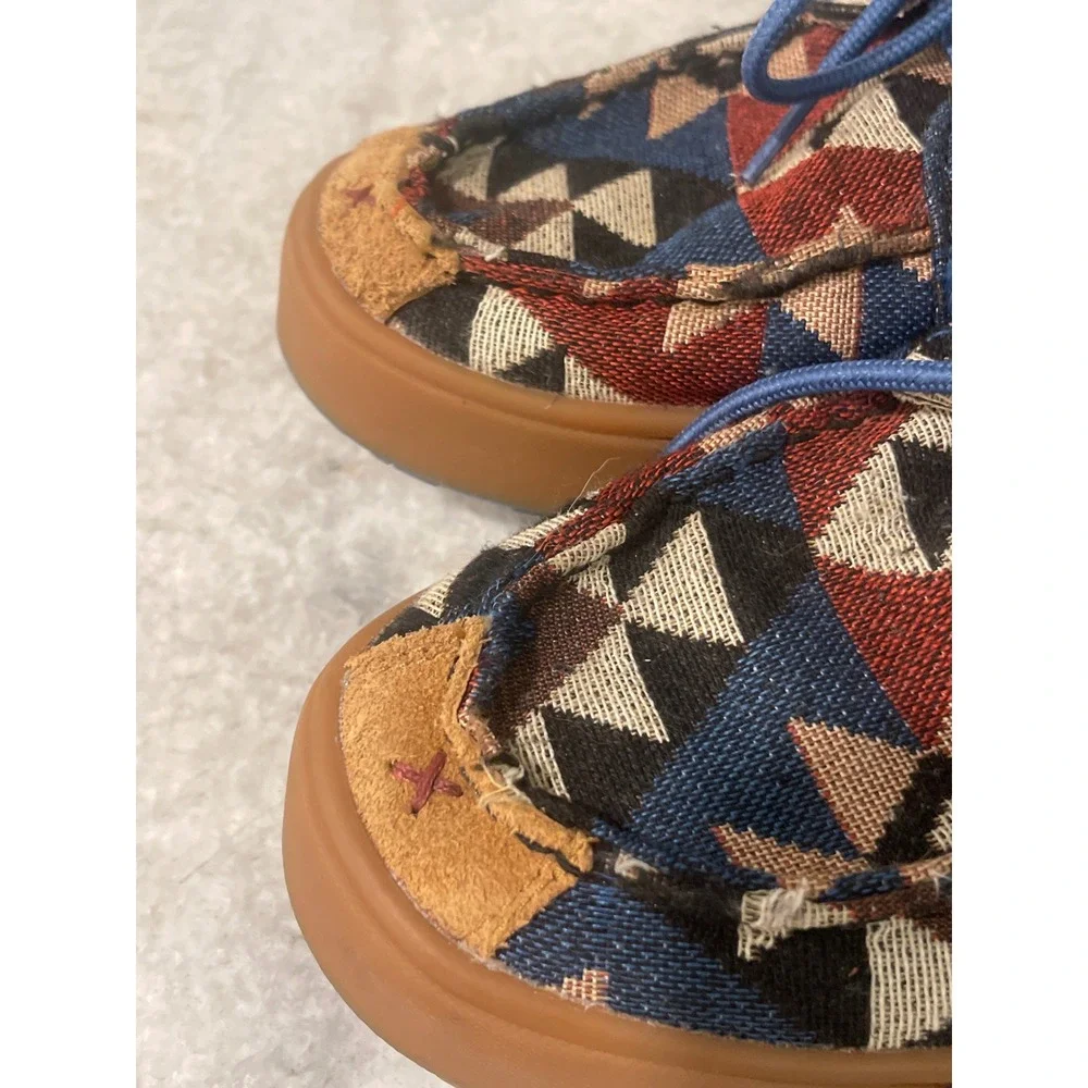 Twisted X Hooey Shoes Womens 7 Loper Southwestern Geometric Moc Toe Sneakers